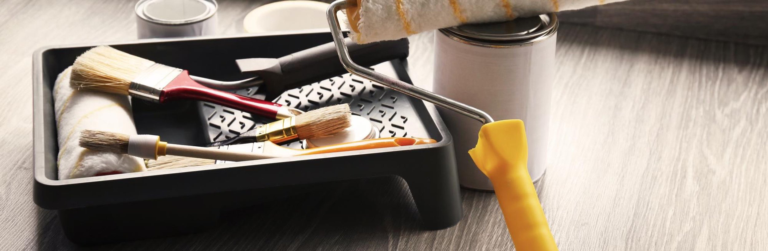 Painting tools and roller for residential painting Orange County CA